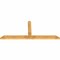 Ekena Millwork Portland Rough Sawn Timber Gable Bracket, Western Red Cedar, 108"W x 45"H x 4"D x 6"F, 10/12 Pitch GBW108X45X0406POR00RWR - alternate 5